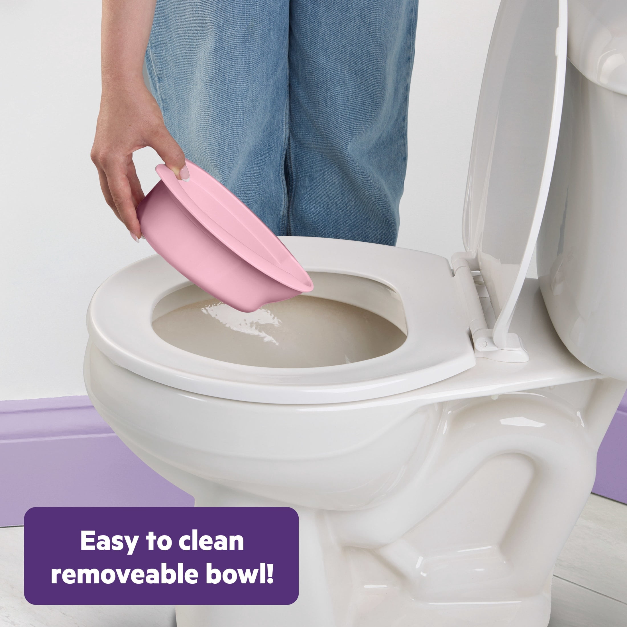 Disney Princess My Size Potty 2-in-1 System, Pink, Toddler