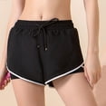 thumbnail image 2 of Summer Saving! 2 in1 Yoga Shorts for Womens 2025 Plus Size High Waist Fashion Sexy Casual Fitness Workout Elastic High Waist Fake Two Piece 2 in1 Yoga Shorts, 2 of 5