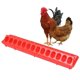 thumbnail image 2 of Durable 1 Pc Pigeon Feeding Dish for Parrots, Budgies & Birds Easy to Clean, Red, Prevents Food Contamination, 2 of 4