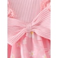 thumbnail image 6 of Suealasg Baby Girls 2Pcs Fall Clothes 3 6 9 12 18 Months Infant Girls Bow Print Long Sleeve Romper Dress + Headband Set 0-18M, 6 of 9