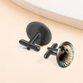 thumbnail image 6 of Pangolin Elegant Mens Cufflinks for Formal Attire, Crafted with Stainless Steel, for Business Meetings or Weddings, 6 of 6
