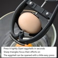 thumbnail image 5 of SHAR Stainless Steel Egg Opener Manual Egg Shell Topper with Egg Yolk Separator Egg Separator Egg Cracking Tool Egg Yolk Separator Egg Yolk White Filter, 5 of 5