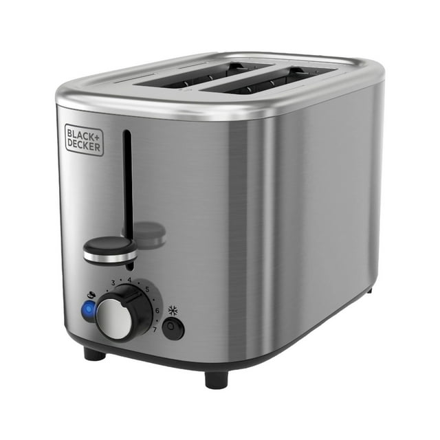 Tostador Black + Decker de 2 Rebanadas Mod:TR0012SS-LA