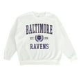 thumbnail image 5 of Women's Gameday Couture White Baltimore Ravens Timeless Triumph Premium Fleece Pullover Sweatshirt, 5 of 5