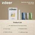 thumbnail image 7 of Spring Glow Zdeer Smart Oral Care Device:Electric MetalOral Spray with Refillable Flavors - Instant Fresh Breath forSpring Dates& Travel, 7 of 7