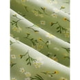 thumbnail image 4 of Pastel Green Ditsy Floral Tie Front Ruched Bust Midi Cami Dress For Women, 4 of 5