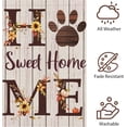 thumbnail image 5 of Home Sweet Home Spring Summer Garden Flag 28 x 40 Inch Lawn Flag Double Sided Printed with Pattern Outdoor Yard Welcome Flag Farmhouse Seasonal Outdoor Decoration(ONLY FLAG), 5 of 6