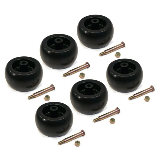 The ROP Shop 6 Pack - Deck Wheels for Rotary 6916, 10087 & Oregon 72-094, 72094 Heavy Duty