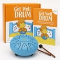 thumbnail image 1 of Musical Steel Tongue Drum Sounds Of Silence Get Well Kids, 1 of 8