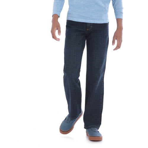 Wrangler Boys' 4-16 & Husky Straight Fit Jeans, Sizes 4-16 & Husky - Walmart .com