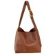 thumbnail image 3 of Bolso de mano para mujer, bolso de hombro portátil para trabajo en la calle, compras, oficina, vacaciones Marrón, 3 of 8