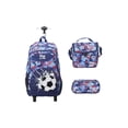 thumbnail image 1 of Juego de mochila escolar de 3: carrito, lonchera y lapicera NIÑO FUTBOL, 1 of 11