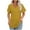 Yellow, variant on Womens T Shirts V Neck Short Sleeve Casual Tops Loose Fit Basic Tees Summer Tunic Blouse with Curved Hem(Yellow,M)