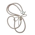 thumbnail image 1 of KLKCMS Beaded Phone Lanyard 120cm Length Metal Clips Portable Crossbody Phone Charm Light Pink, 1 of 9