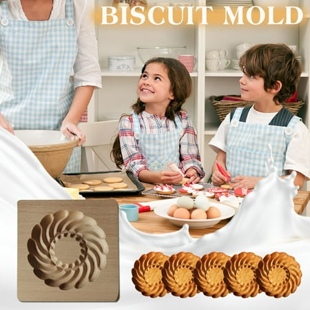 

WEPRO Cookie Molds Provences Rose Cookie Stamp Embossing Molds Craft Decorating Baking Tool