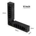 thumbnail image 2 of 4 Packs Positioning Squares Right Angle Clamps 6 x 6 inch (150x150mm) 90 Degree Corner Clamp, Black, 2 of 5