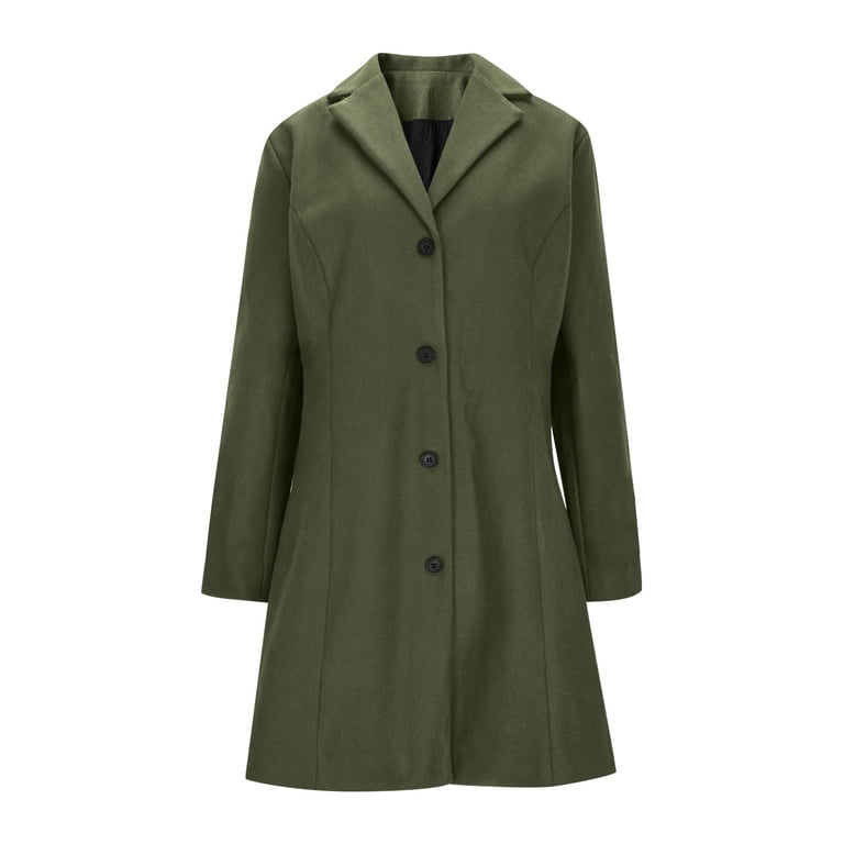 ジャケット・アウター COOR 2025AW Textured Wool breasted Coat Enjoytime Fall Coats for Women 2025 Solid Color Stand Collar Mid