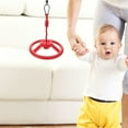 thumbnail image 5 of WRITWAA Kids Gym Equipment Indoor Gymnastics Rings Red ABS 1Pack for Strength Training, 5 of 5
