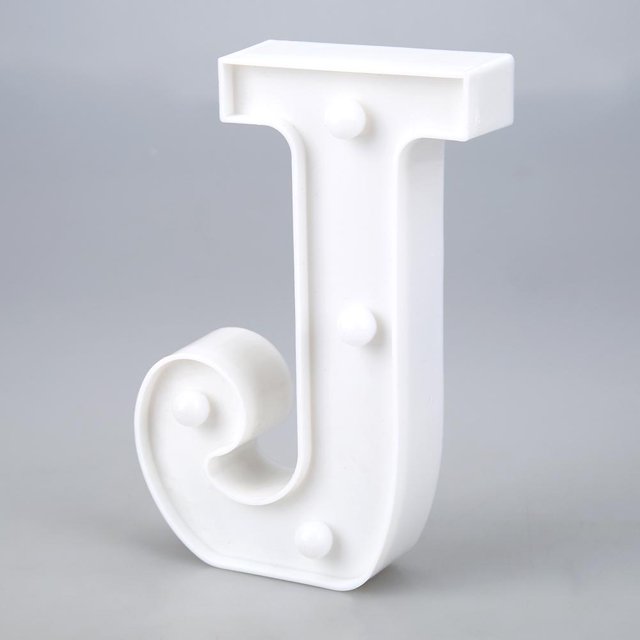 Encendiendo Lámpara 3D 26 Letras Alfabeto LED Marquee Sign Light Interior Wall Hang Night Lamp (J Sywqhk Para estrenar