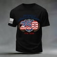 thumbnail image 4 of Rotm 4th Of July Shirts for Men Independence Day T Shirt Adult Short Sleeve Crew T-Shirt for Crafting Black,M, 4 of 5