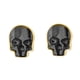 thumbnail image 1 of Arete para Mujer con Cristal Swarovski  en Forma de Calavera– Bañado en Oro 14k– Arete Elegante y Brillante, Aretes de Mujer de Moda– Joyería para Mujer de Moda– Regalo especialer Night Ortiz Espinosa Temporada, 1 of 4