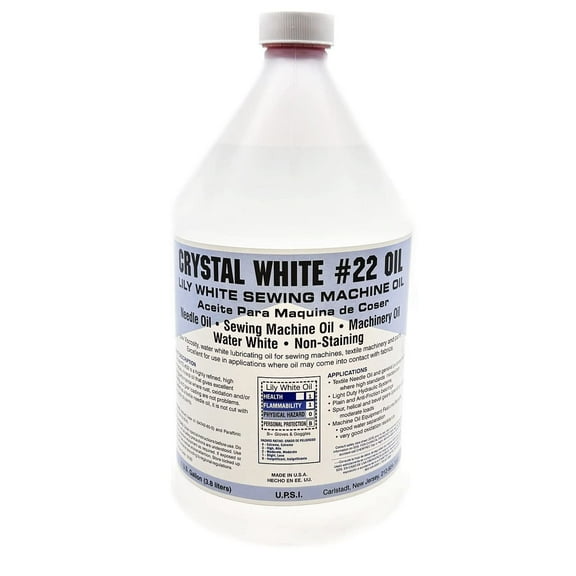 Lily White/Crystal Clear Sewing Sewing Machine Oil - 1 Gallon