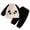 Beige, variant on Toddler Girls Winter Long Sleeve Cartoon Bear Panda Rabbit Prints Tops Pants 2PCS Outfits Clothes Set Fall Clothes for Girls 3-4 Years