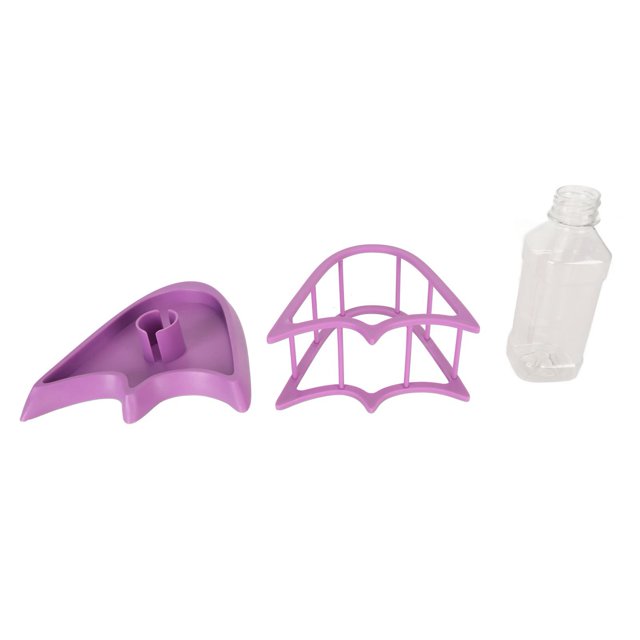 Alimentador Automático de Agua para Reptiles PP Dispensador de Agua para Animales Pequeños Waterer Safe Purple Fence Dispensador de Bebedero de Agua para Reptiles con Botella ANGGREK Otros