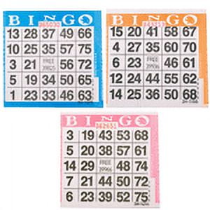 1on Triple Pack Bingo Paper Game Cards #2 - 1500 per pack