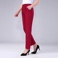thumbnail image 2 of Seductiva Casual Pants for Women Women's Spring/Summer New Solid Color Loose Casual Pocket Pants Beach Pants Loose Fit, 2 of 5