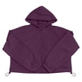 thumbnail image 4 of Zipper Hoodies For Women Cropped Trendy Soft Y2K Jackets Tops Womens Zip Up Hoodies Cropped Crewneck Sweatshirts Casual Jackets Y2K Clothes 2026 Fall Fashion, 4 of 4
