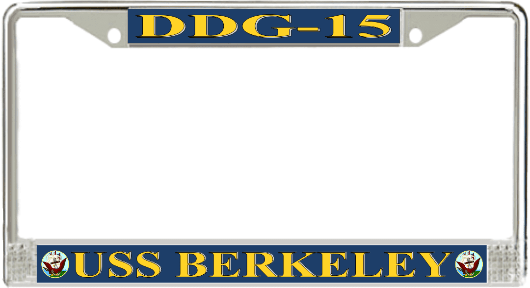 USS Berkeley DDG-15 License Plate Frame - Walmart.com