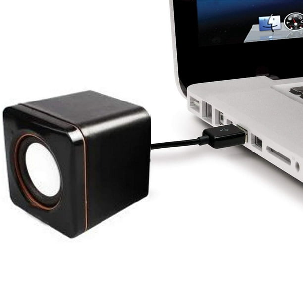 HURRISE Enceinte de Bureau Mini USB2.0 pour Ordinateur Portable avec Basses  Puissantes - Cdiscount Informatique
