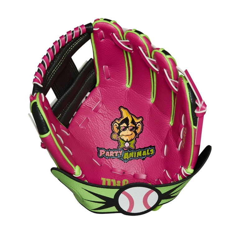 Wilson 2024 A200 EZ Catch™ Party Animals™ 10” T-Ball Glove - Hot