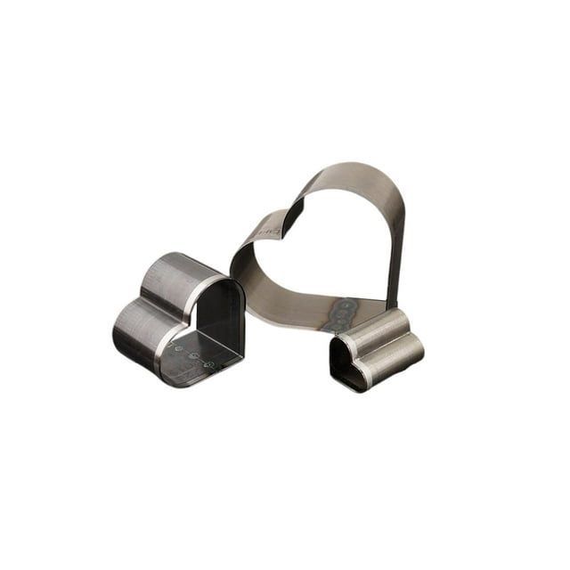 Eigraketly Troqueles perforadores de 3 piezas, molde de acero de alta velocidad para correa de reloj de cuero, perforadora de ropa, suministros de bricolaje Kits y herramientas para tallar Corazón Eigraketly TO010874-02