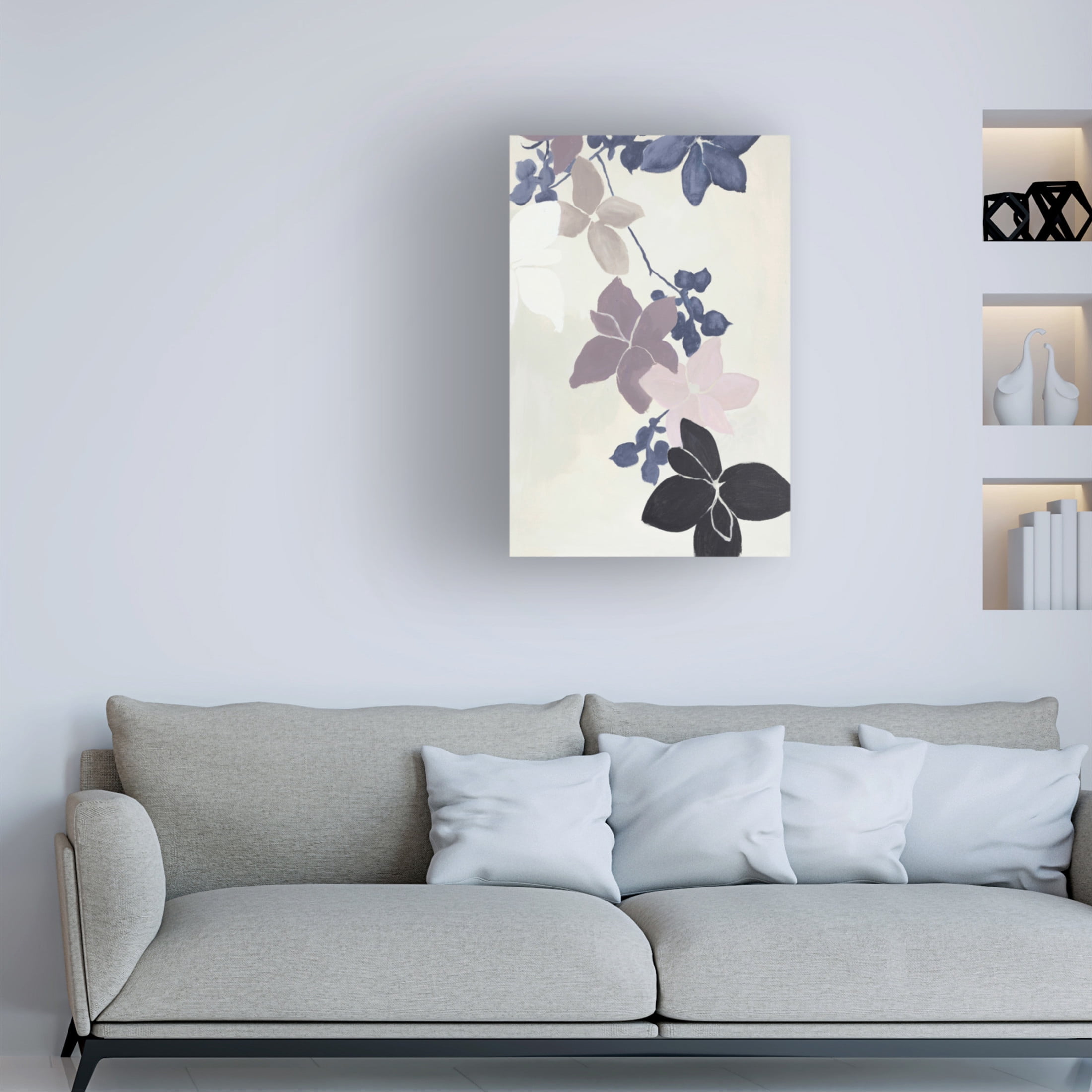 Canvas Wall Art - Design Fabrikken 'The Scent Of Flower' Wall Art for Living Room, Bedroom, or Office Décor by Trademark Fine Art - 16 x 24 Inches