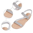 thumbnail image 4 of MKLEKYY Sandalias de Verano para Mujer, Sandalias de Cuña Con Diamantes de Imitación de Color Liso, Sandalias Elásticas Con Punta Abierta para Exteriores 47, 4 of 4