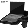 thumbnail image 5 of MoNiBloom Mobile Lifting Computer Desk, Multifunctional Standing Table, Laptop Cart with Mouse Pad for Small Spaces, Black, 5 of 12