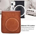 thumbnail image 2 of Sacoche pour Appareil Photo, Sacoche Portable pour Appareil Photo, Étui de Protection en Cuir PU, Compatible avec Mini 70 Extérieur pour Appareil Photo Domestique, 2 of 8