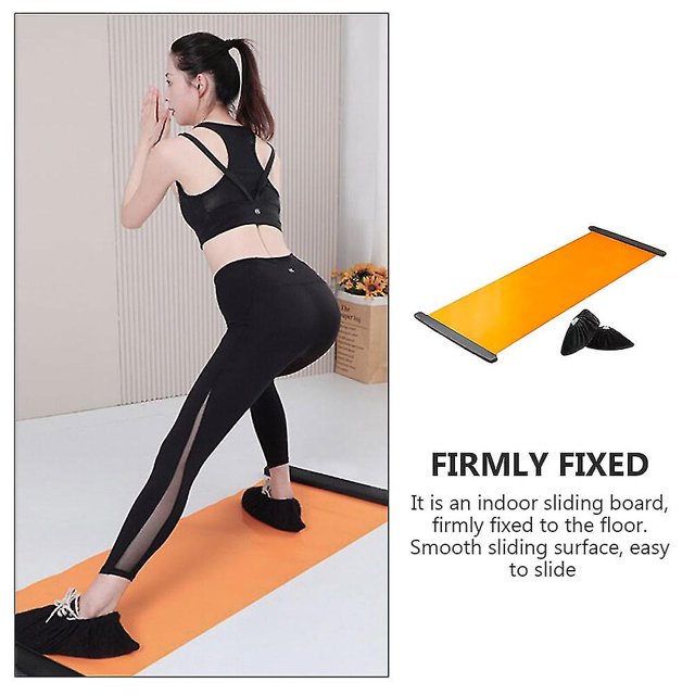 1 Set Of Fitness Slide Board Indoor Workout Board Icehockey Exercise Board Slide Board