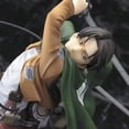 thumbnail image 2 of Attack On Titan Levi Corporal Model Collection Model Toy Collectible Decoration Anime Fans 9.85 inch, 2 of 5