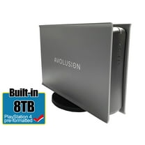 Avolusion PRO-5X Series 8TB USB 3.0 External Gaming Hard Drive for PS4 Original, Slim & Pro (Grey) - 2 Year Warranty