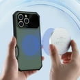 thumbnail image 3 of Dteck Case for iPhone 16 Pro,Shockproof Rubber + PC Case Compatible with MagSafe Built-in Camera Lens Protector Cover for iPhone 16 Pro,Green, 3 of 5