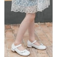 thumbnail image 2 of Girls Mary Jane Shoes School Dress Shoes Low Heel Party Wedding Shoes for Kids (Toddler/Little Kid/Big Kid), 2 of 6