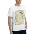 thumbnail image 2 of Bingfone White Rose Men'S Loose Fit Short-Sleeve Pocket T-Shirt, 2 of 7