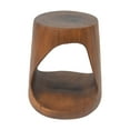 thumbnail image 5 of Homy Casa Modern Accent Side Table, Small Wood-Look End Table with Storage for Living Room, Brown, 5 of 8