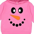 thumbnail image 3 of Inktastic Cute Smiling Snowman Face with Carrot Nose Toddler Hoodie, 3 of 4