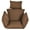 Brown, variant on TOPCHANCES 35" x 23" White Hanging Egg Chair Seat Pad, Foldable Machine Washable