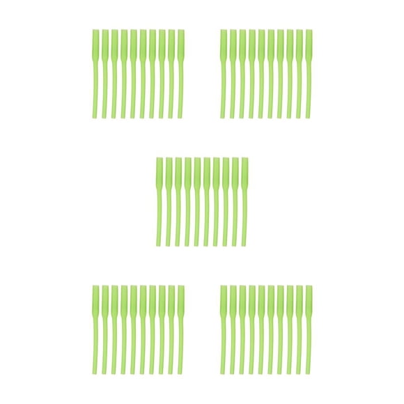 Yuarrent 10pcs Fishing Silicone Sleeve Tubes Glow Hook Fish In DIY Lures Anti-corrosion Dark Angling Rig Luminous Glowing Sufficient Type2