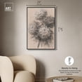 thumbnail image 4 of Ghost Flowers Canvas Print Botanical Art by Art Remedy, Black Frame, 24 x 36, 4 of 6